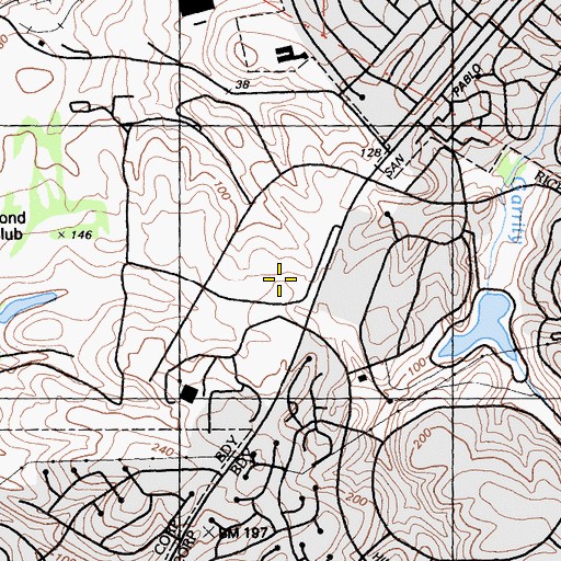 Topographic Map of San Pablo Oil Tank Farm, CA