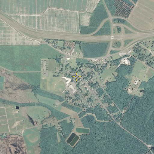 Aerial/Satellite Image of Creswell Post Office, NC