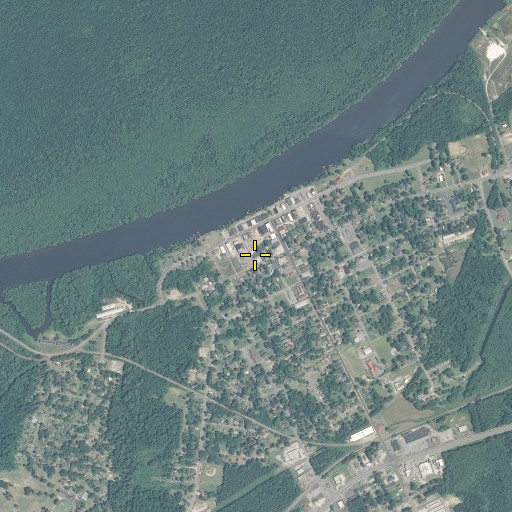 Aerial/Satellite Image of Plymouth Post Office, NC