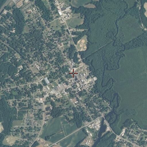 Aerial/Satellite Image of Windsor Post Office, NC
