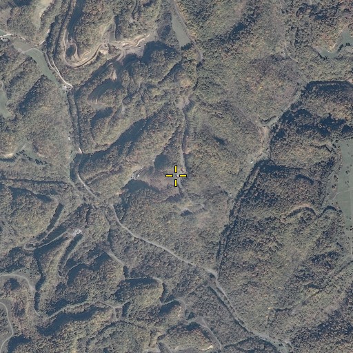 Aerial/Satellite Image of Joshua Hess Cemetery, VA