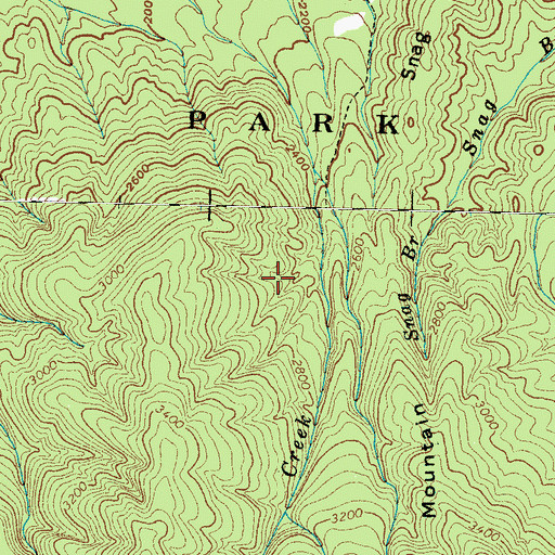 Topographic Map of Williams - Ramsey Cemetery, TN