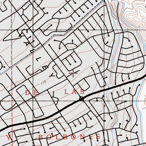 Topographic Map of Ygnacio Valley Post Office, CA