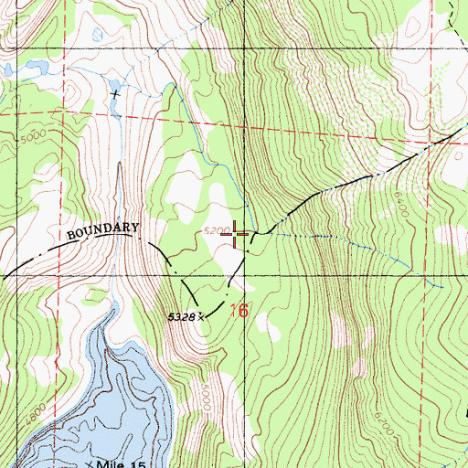 Topographic Map of Snow Canyon, CA
