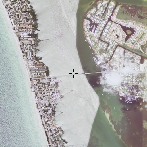 Aerial/Satellite Image of Cortez Bridge, FL