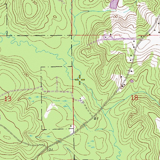 Topographic Map of Cosson Mill, FL
