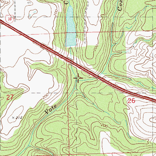 Topographic Map of Cox Creek, FL