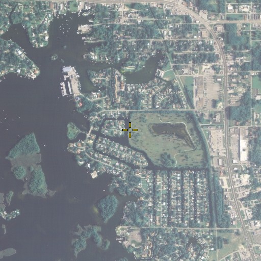 Aerial/Satellite Image of Crystal Spring, FL