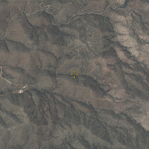 Aerial/Satellite Image of Coyote Spring, AZ