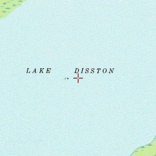 Topographic Map of Lake Disston, FL