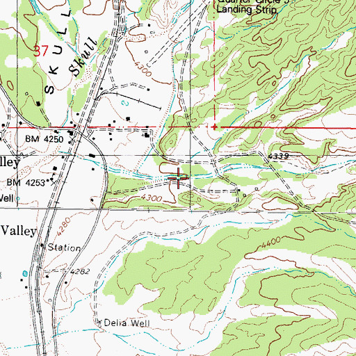 Topographic Map of Dead Mule Canyon, AZ