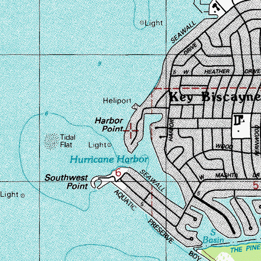 Topographic Map of Harbor Point, FL