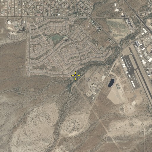 Aerial/Satellite Image of Del Monte Gulch, AZ
