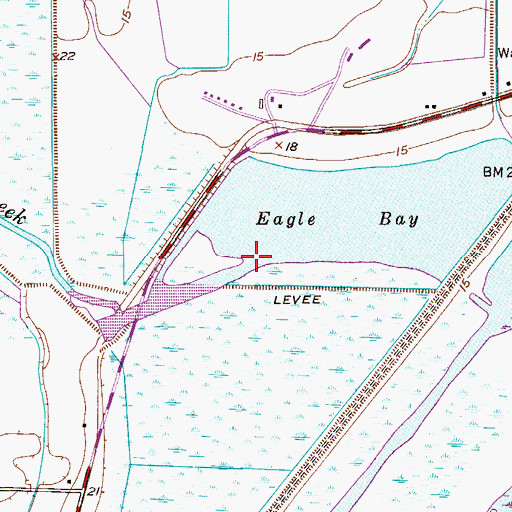 Topographic Map of Lemkin Creek, FL