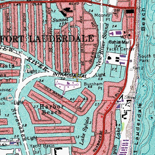Topographic Map of New River, FL