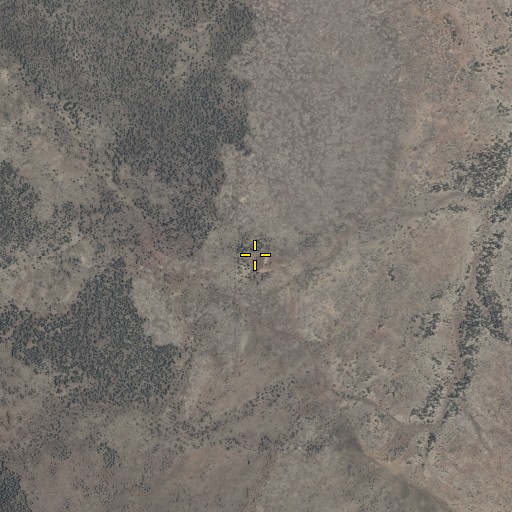 Aerial/Satellite Image of Flying H Tank, AZ