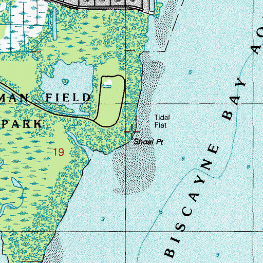 Topographic Map of Shoal Point, FL