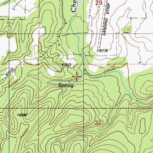 Topographic Map of Fourmile Canyon, AZ