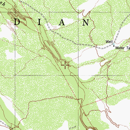 Topographic Map of Chutum Vaya Wash, AZ
