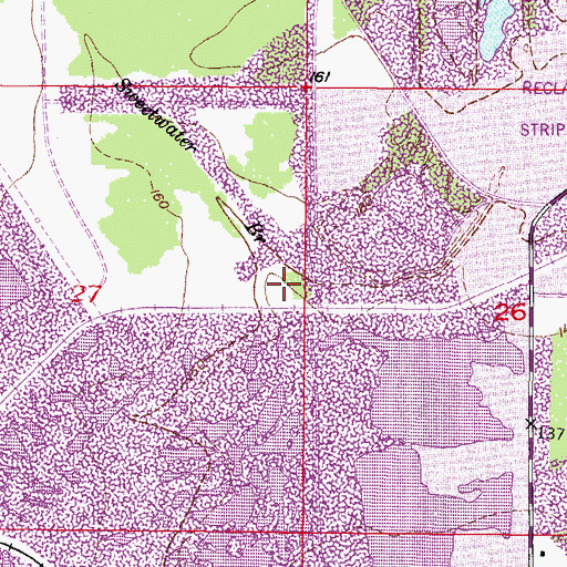Topographic Map of Sweetwater Branch, FL