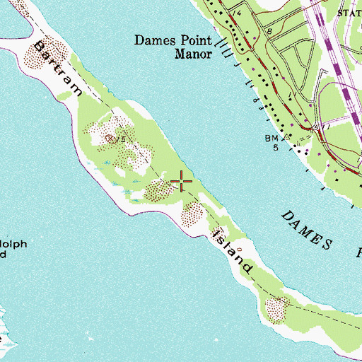 Topographic Map of Quarantine Island, FL