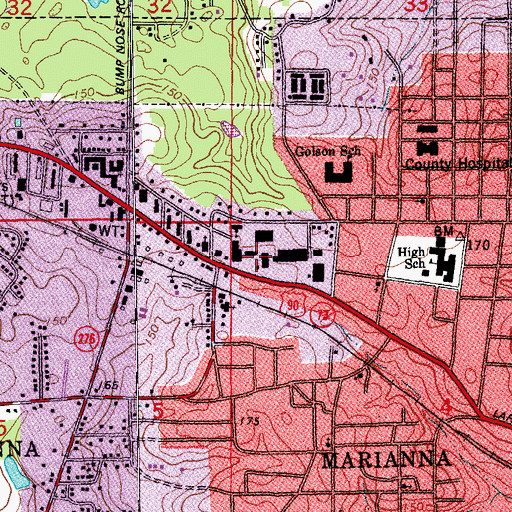 Topographic Map of Carol Plaza, FL