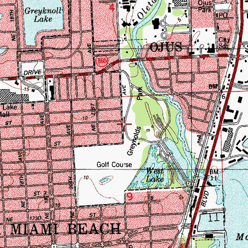 Topographic Map of Briar Bay Convenience Center, FL