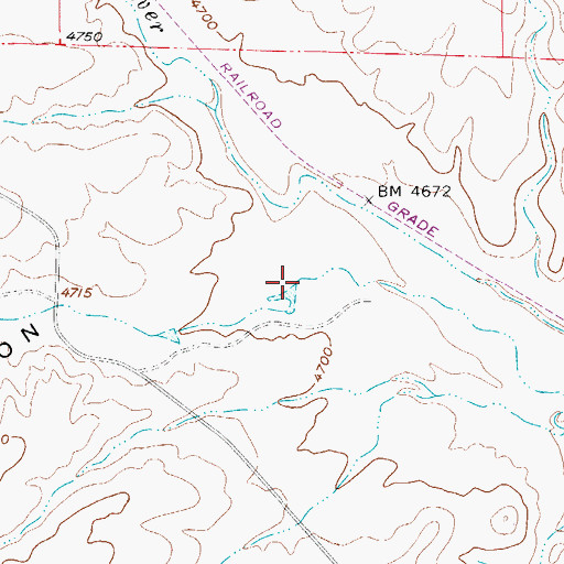 Topographic Map of Hay Canyon, AZ