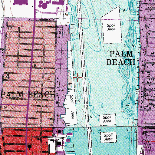 Topographic Map of Glenwood Memorial Cemetery, FL