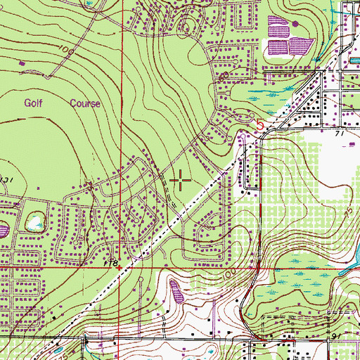 Topographic Map of Wekiva Elementary School, FL