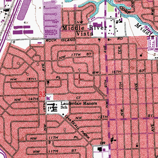 Topographic Map of Salem Seventh Day Adventist Community Center, FL
