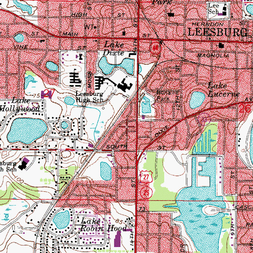Topographic Map of The Church of Jesus Christ of Latter Day Saints, FL