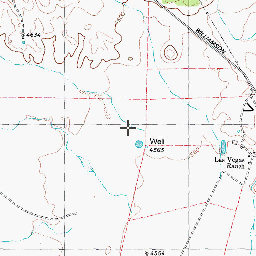 Topographic Map of Hitt Wash, AZ