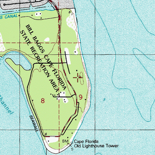 Topographic Map of Mary Ann Davis Grant, FL