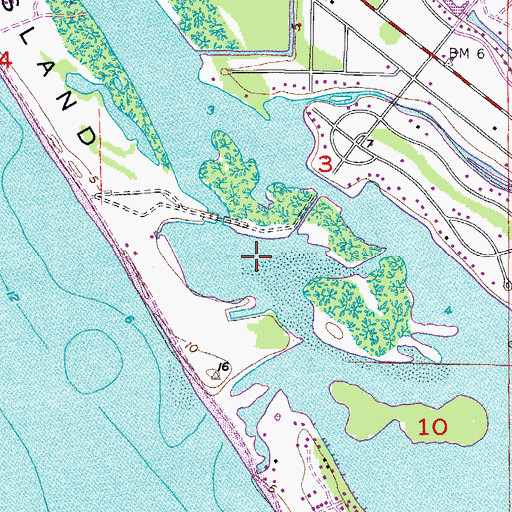 Topographic Map of Rambler Hole, FL