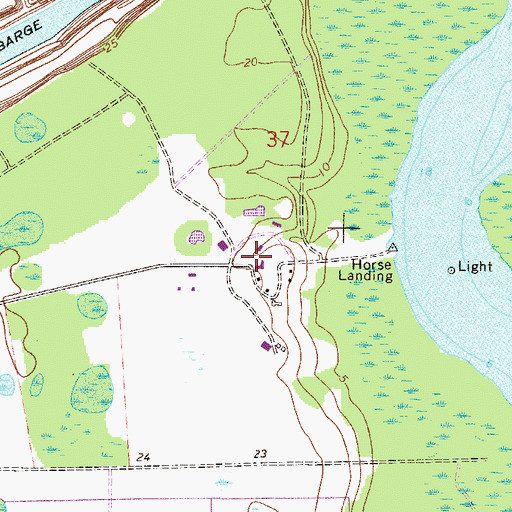 Topographic Map of Rodeheaven Boys Ranch, FL