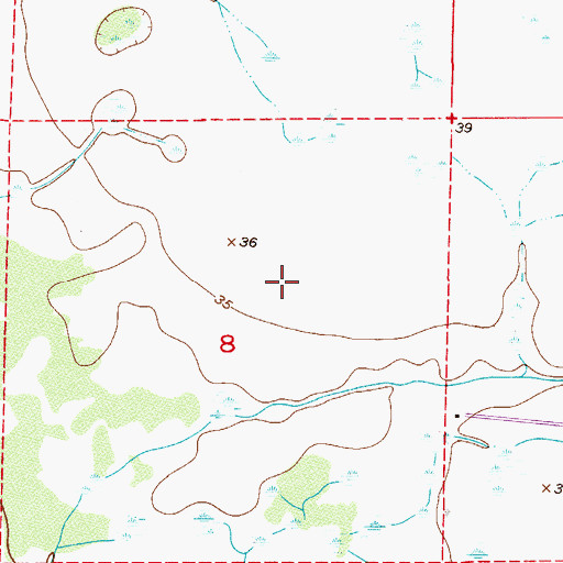 Topographic Map of Eagle Island, FL