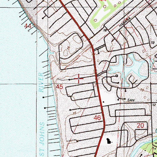 Topographic Map of William Hollingsworth Grant, FL