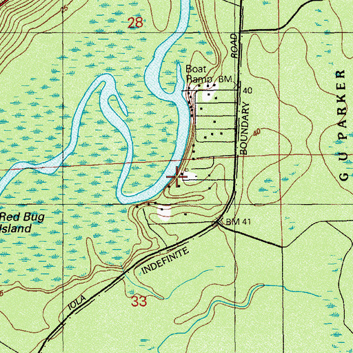 Topographic Map of Chessar Landing, FL