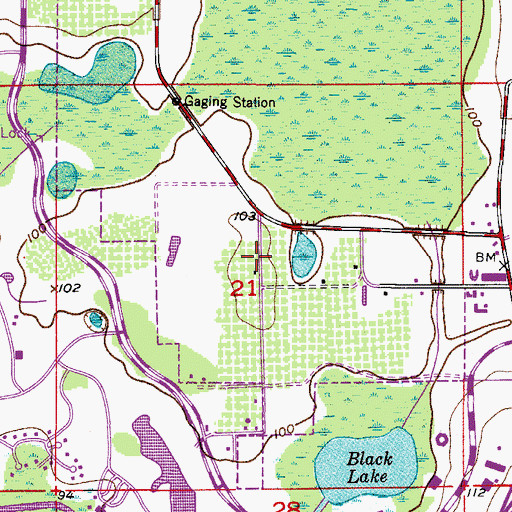Topographic Map of Kinder Care Childrens Center, FL