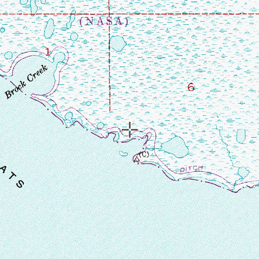 Topographic Map of Saint Gabriel Episcopal Church, FL