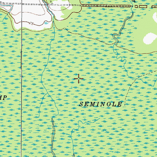 Topographic Map of Theresa Rodriquez Grant, FL