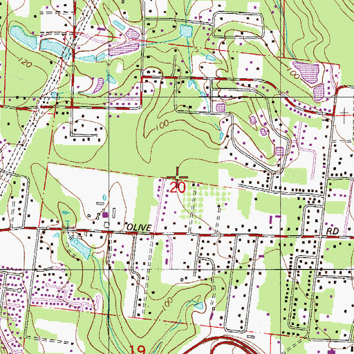 Topographic Map of James Wilkins Grant, FL