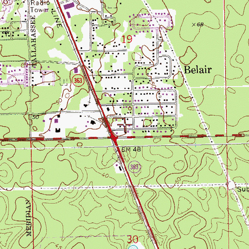 Topographic Map of Good Shepherd Deliverance Temple, FL
