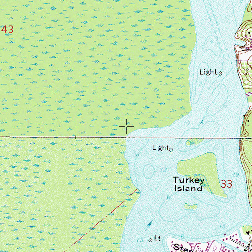 Topographic Map of Miguel Crosby Grant, FL