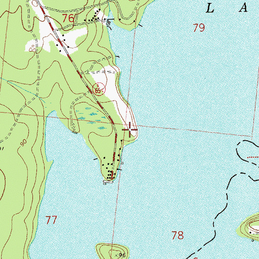 Topographic Map of Camp Star, FL