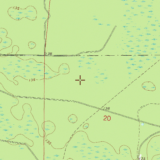 Topographic Map of Big Camp Hunt Camp, FL