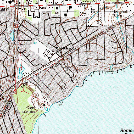 Topographic Map of Camp Seminole (historical), FL