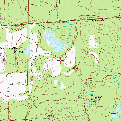 Topographic Map of Fort Drane (historical), FL