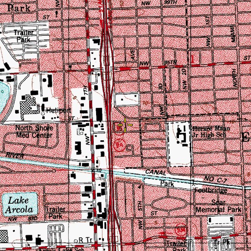 Topographic Map of Learning Development Center, FL